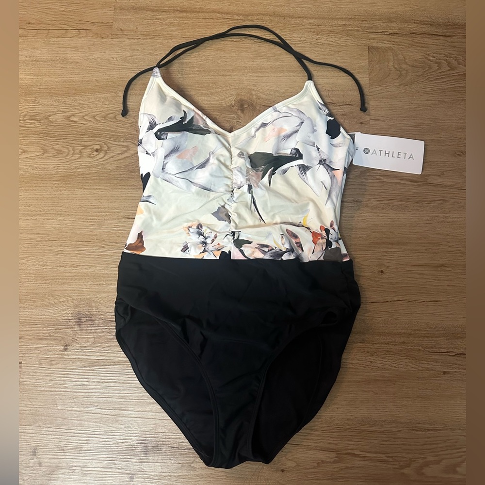 Athleta Polynesia one piece halter swimsuit NWT
